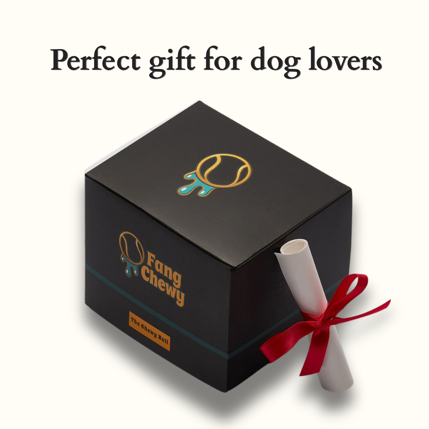 The Chewy Ball – Premium Dog Ball with Straps & Grab Tabs