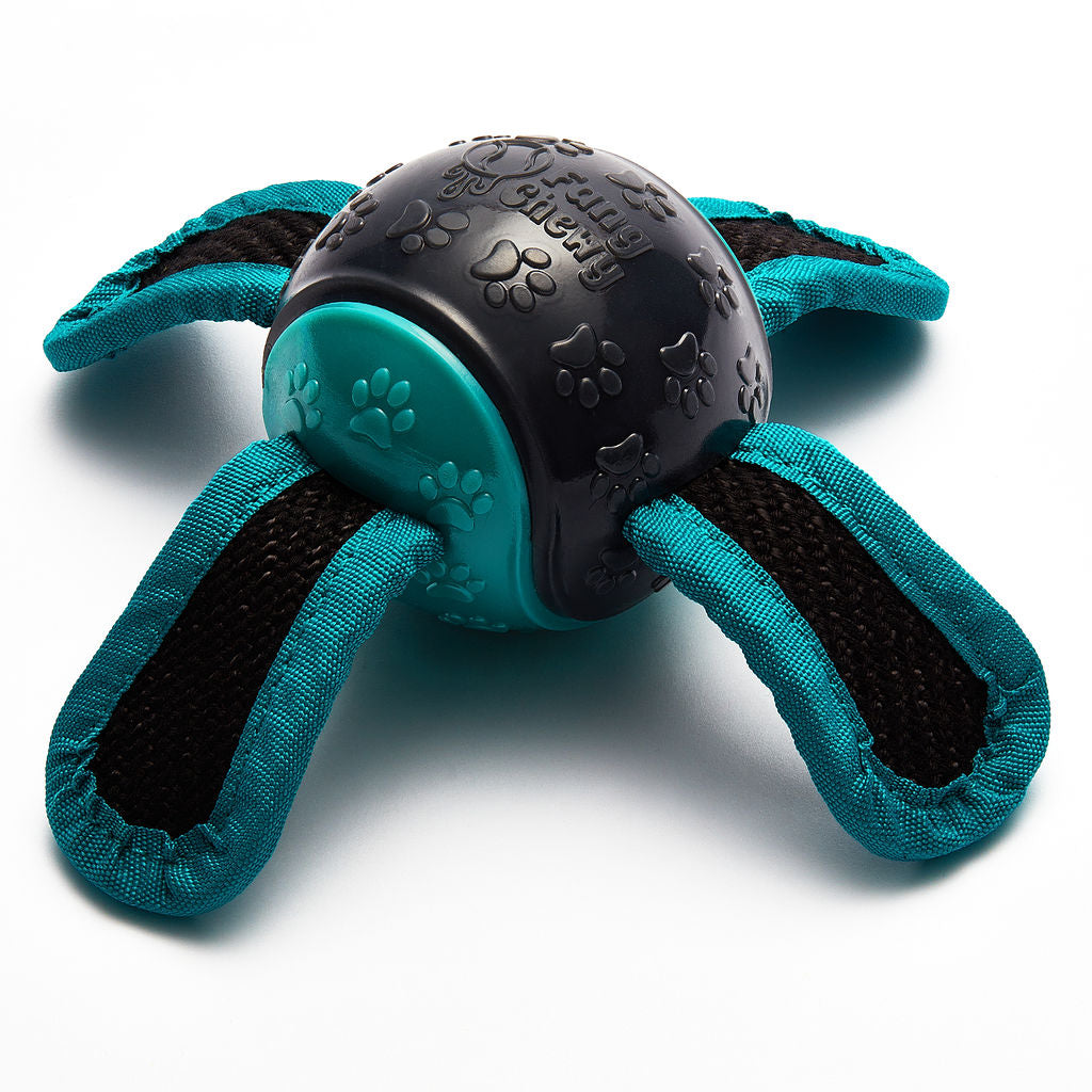 The Chewy Ball – Premium Dog Ball with Straps & Grab Tabs